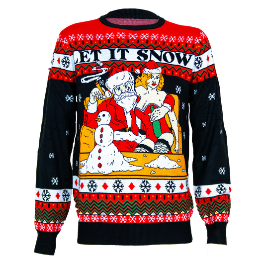 Gangster Santa Hässlicher Weihnachtspullover