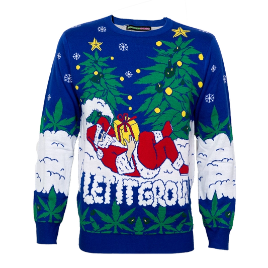Lass es Unkraut wachsen – Hässlicher Weihnachtspullover