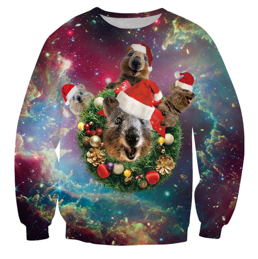 Quokka-Weihnachtspullover